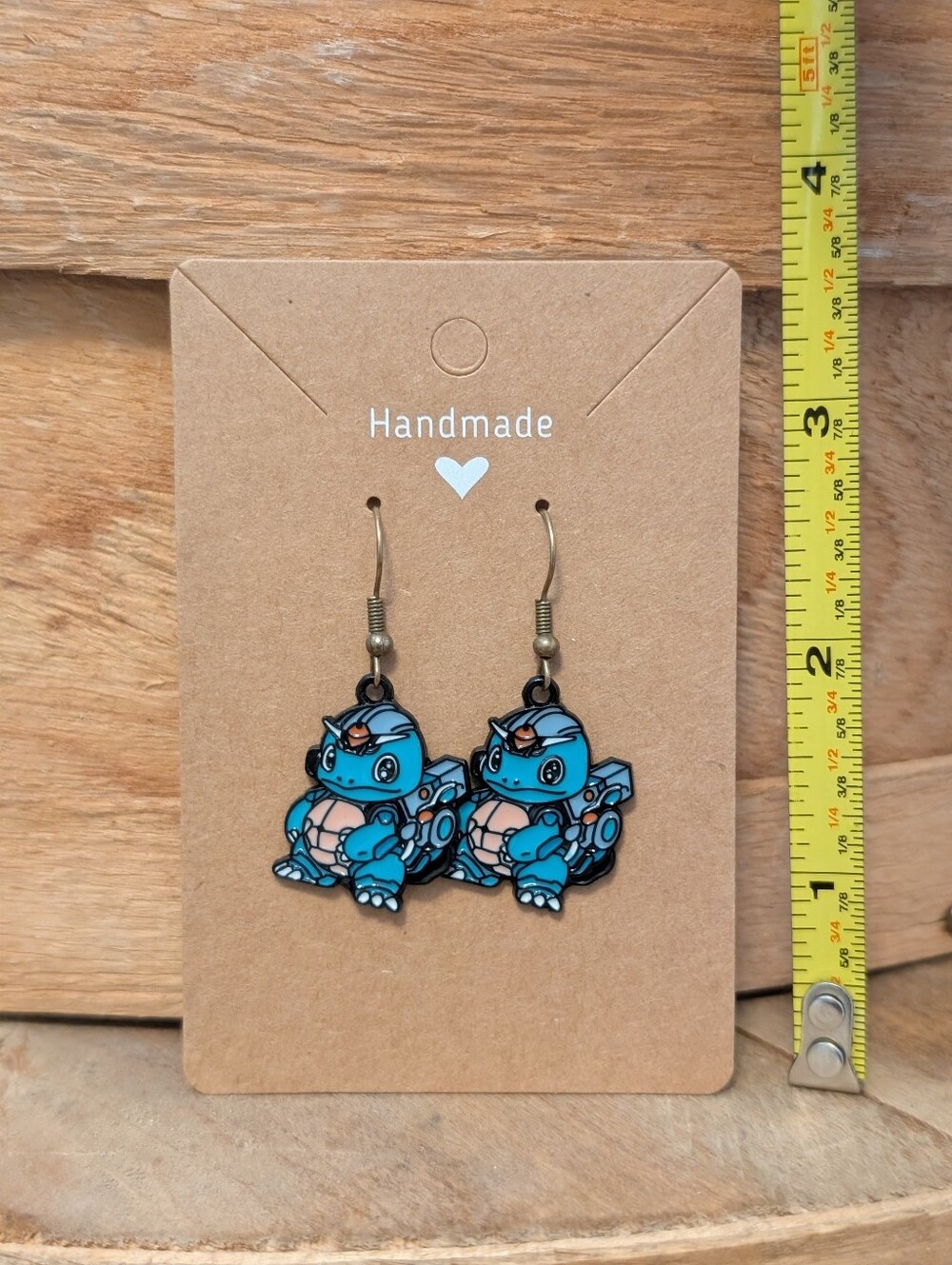 Anime Pokemon Jigglypuff Squirtle  Metal Earrings NEW